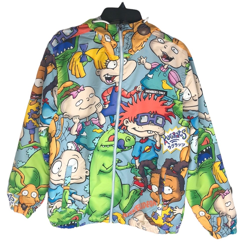 Members Only x Rugrats Windbreaker Jacket Size M